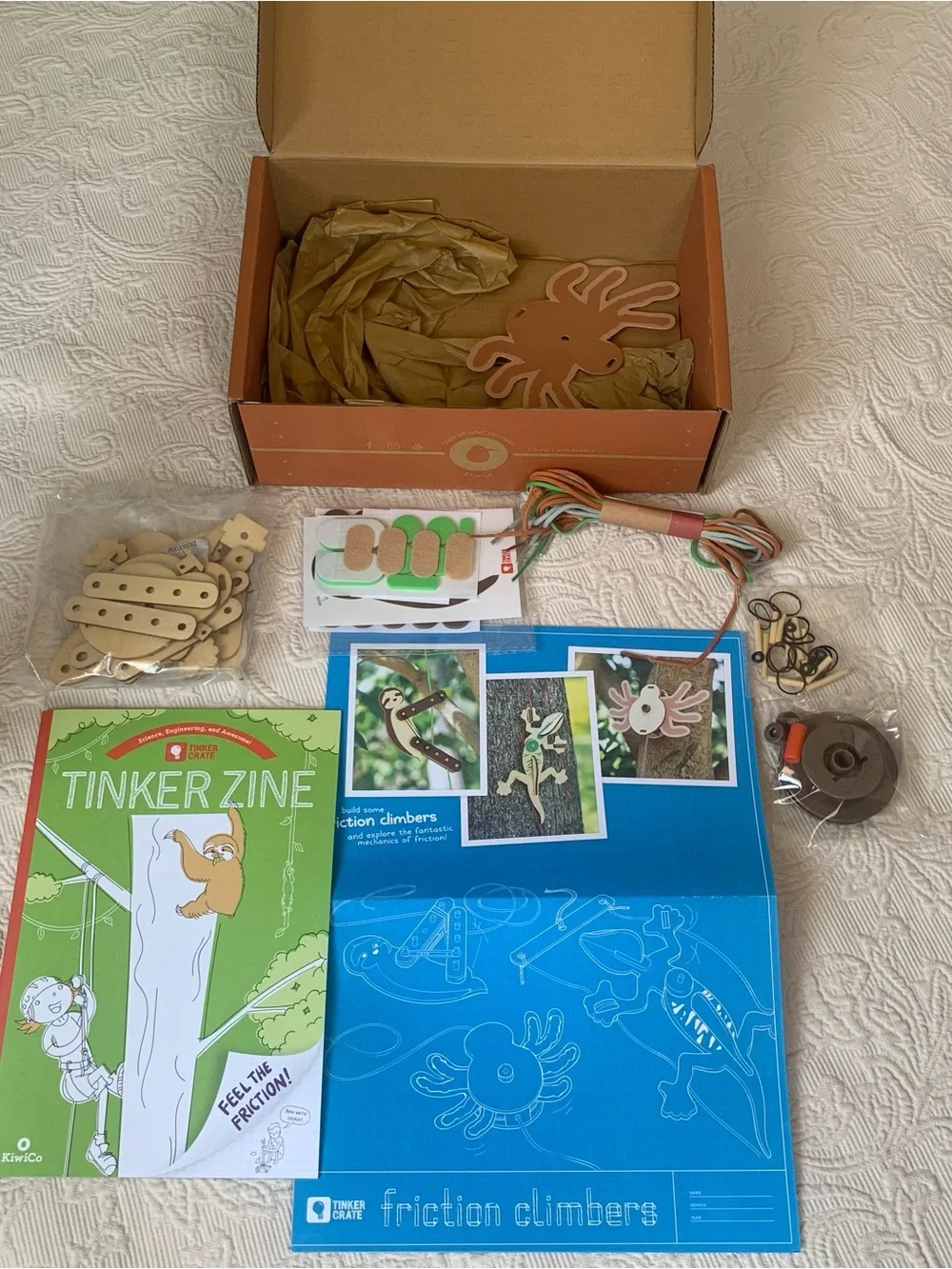 KiwiCo Friction Climbers Hands-On STEM Science Building Kit Ages 9+
